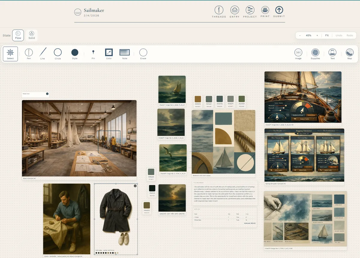 Scribbles workspace snapshot